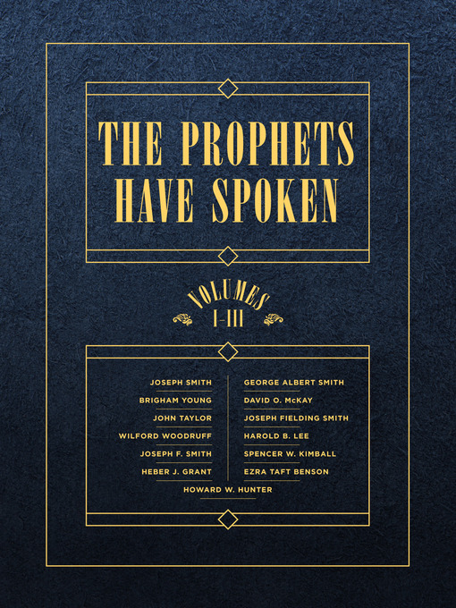 Title details for The Prophets Have Spoken 3-Volume Set by Eric D. Bateman - Available